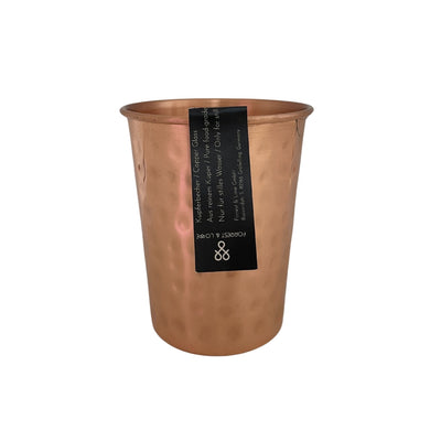 Premium Hammered Copper Water Glass