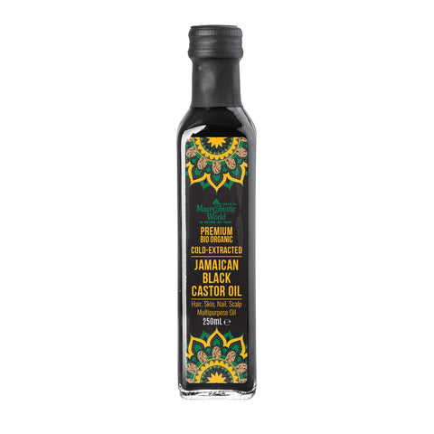 Organic/Bio Extra Virgin Cold Pressed Black Jamaican Castor Oil