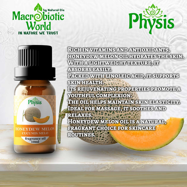 Fragrance oil Honeydew Melon Oil 10ml Macrobiotic World