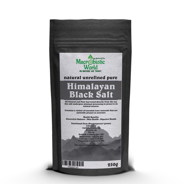Himalayan Black Salt 250g - 0