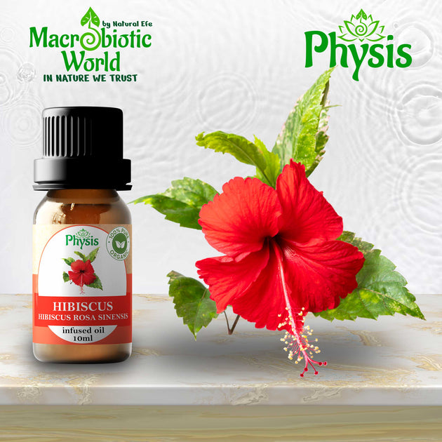 Organic Infused oil Hibiscus Oil 10ml Macrobiotic World