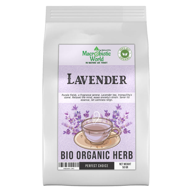 Organic-Bio Lavender Herb Tea ชาดอกลาเวนเดอร์ 50g
