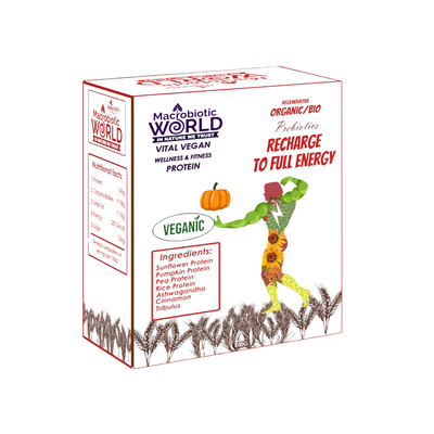 Organic/Bio | Vital Vegan Protein | Recharge To Full Energy