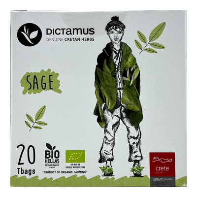 Organic-Bio Sage Tea 20 Tbags x 1g l Greek Product