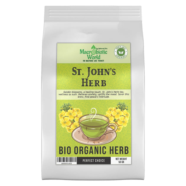 OrganicBio St.John Wort Tea Macrobiotic World
