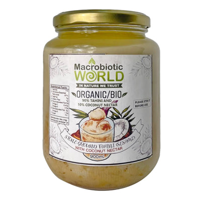 Organic/Bio | Stone Ground Tahini Sesame With Coconut Nectar