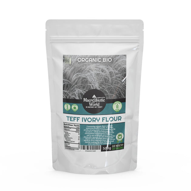 Organic-Bio Teff Ivory Flour แป้ง Teff ไอโวรี่ 500g – Macrobiotic World