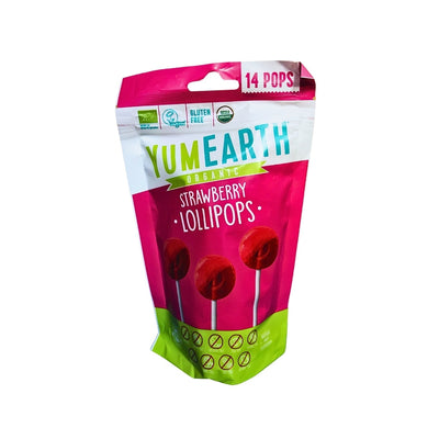 Yumearth | Organic Lollipops With Strawberry