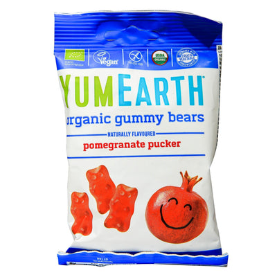 Yumearth | Organic Gummy Bears Pomegranate Pucker Flavor
