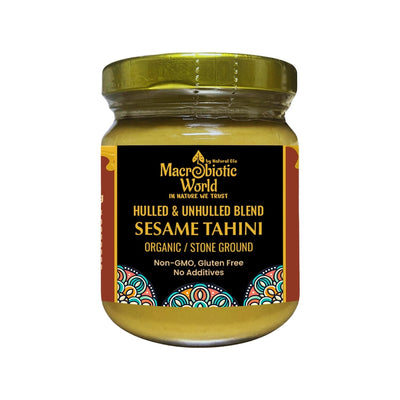 Organic/Bio | Unhulled & Hulled Sesame Seed Tahini Blend