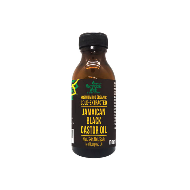 Organic/Bio Extra Virgin Cold Pressed Black Jamaican Castor Oil