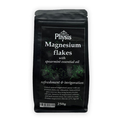 Magnesium Flakes With Spearmint Essential Oil - Refreshment & Invigoration