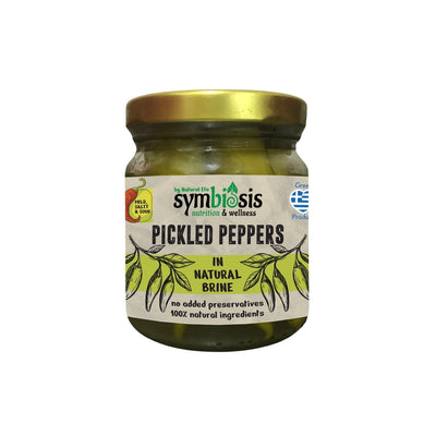 Pickled Peppers In Natural Brine - Mild Salty & Sour