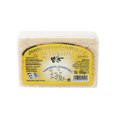 KNOSSOS - Chamomile Olive Oil Soap | สบู่น้ำมันมะกอกคาโมมายล์ 100g