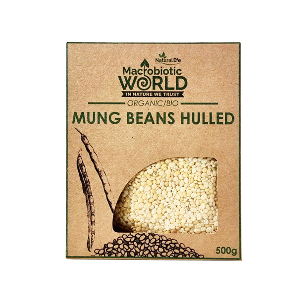 Organic-Bio Mung Beans Hulled เมล็ดถั่วเขียวซีก เลาะเปลือก