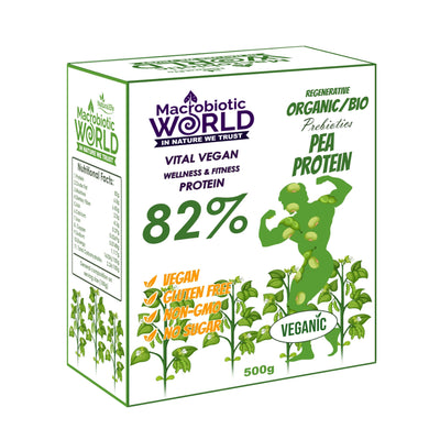 Organic/Bio Pea Protein 83% | โปรตีนถั่ว 500g