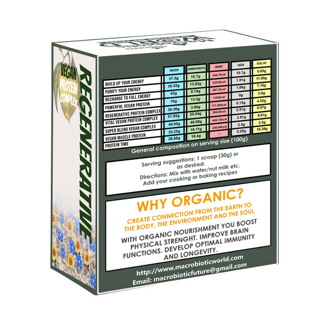Organic / Bio Regenerative | Vegan Protein Complex 500g