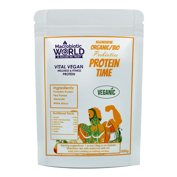 Organic/BIO Vital Vegan Time Protein โปรตีนทาม 500g