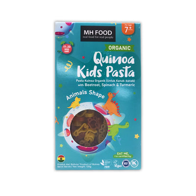 MH FOOD | Organic Quinoa Kids – Animal Shapes Pasta 120g