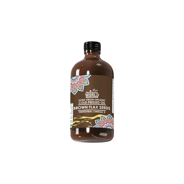 Organic-Bio Brown Flaxseed Oil