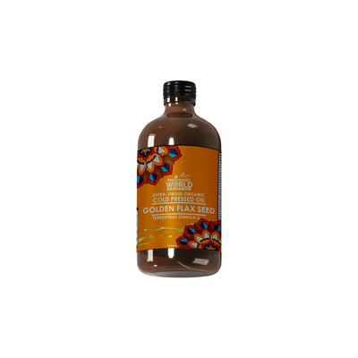 Organic/ Bio Extra Virgin Cold Pressed Golden Flaxseed Oil