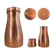 NATURAL EFE | ENGRAVED COPPER CARAFE | โถทองแดง มีฝาปิด ลายแกะสลัก 1000ml