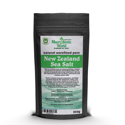 Organic/Bio SEA SALT NEW ZEALAND 250g