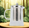 Square Pyramid Chinese Glass Tea Pot