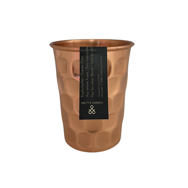 FORREST & LOVE PREMIUM DIAMOND COPPER WATER GLASS