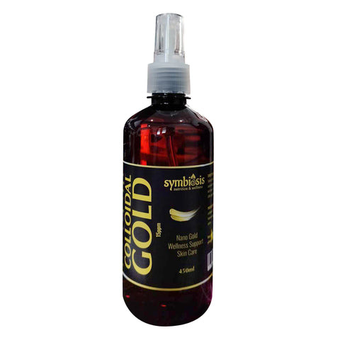 Symbiosis| Colloidal Gold | Nano Gold for Wellness and Skin Care 240ml/450ml