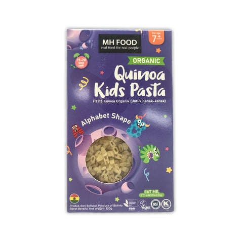 MH FOOD l Organic Quinoa Kids Pasta Alphabet Shape 120g