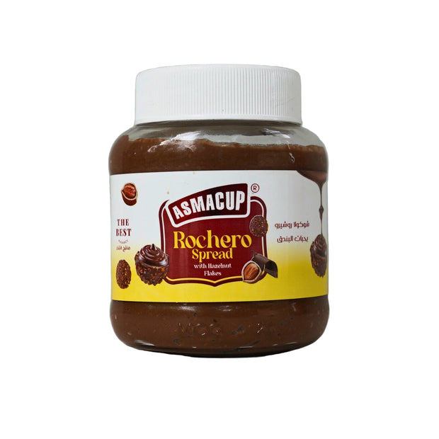 Jar of Asmacup Rochero Spread on a light gray background
