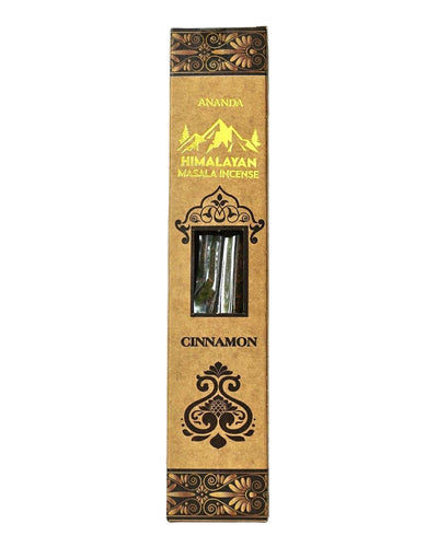 ANANDA l CINNAMON HIMALAYAN MASALA INCENSE 10 STICKS ซินนามอน ธูปหอมหิมาลายัน มาซาลา (10 แท่ง)