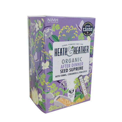 HEATH & HEATHER l Organic After Dinner Seed Supreme Herbal Tea 30g