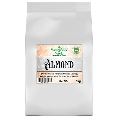 Organic/Bio Almond Nuts ถั่วอัลมอนด์