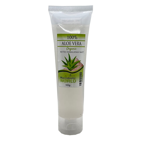 Organic/BIO 100% Aloe Vera gel with Himalayan Salt 100g / เจลว่างหางจรเข้ ผสมเกลือหิมาลายัน