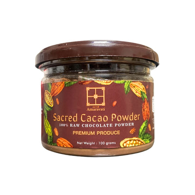 Amaravati l Sacred Cacao Powder 100% Raw Chocolate 100g