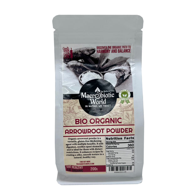 Organic-Bio Arrowroot Powder  ผงแอโร่รู๊ท