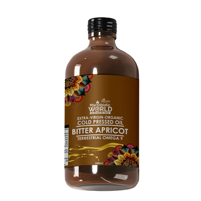 Organic/Bio Extra Virgin Cold Pressed Bitter Apricot Kernels Oil