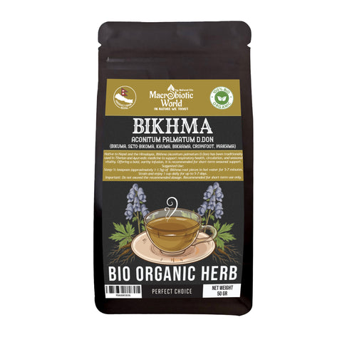Organic/Bio Bikhma (Aconitum palmatum D.Don) 50g