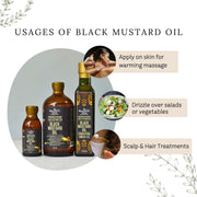 Organic/Bio | Extra Virgin Cold-Extracted Black Mustard Oil