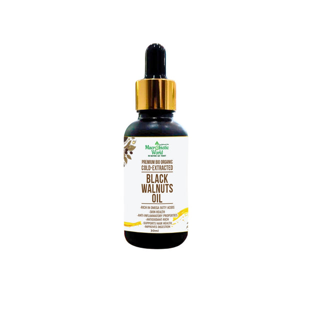 Organic/Bio Extra Virgin Cold Pressed Black Walnut Oil