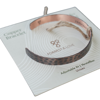Copper Bracelet Antique Hammered