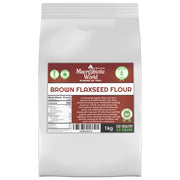 Organic-Bio Brown Flaxseed Flour แป้งเมล็ดแฟลกซ์ สีน้ำตาล