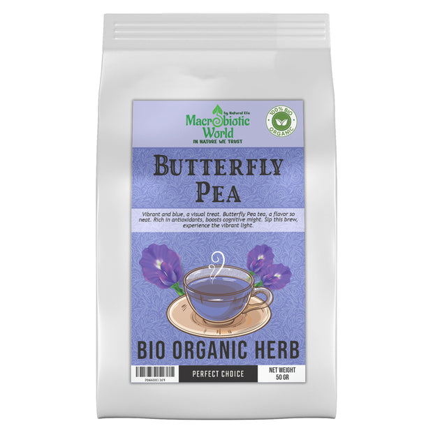 Organic-Bio Butterfly Pea Herb Tea ชาดอกอัญชัน 50g