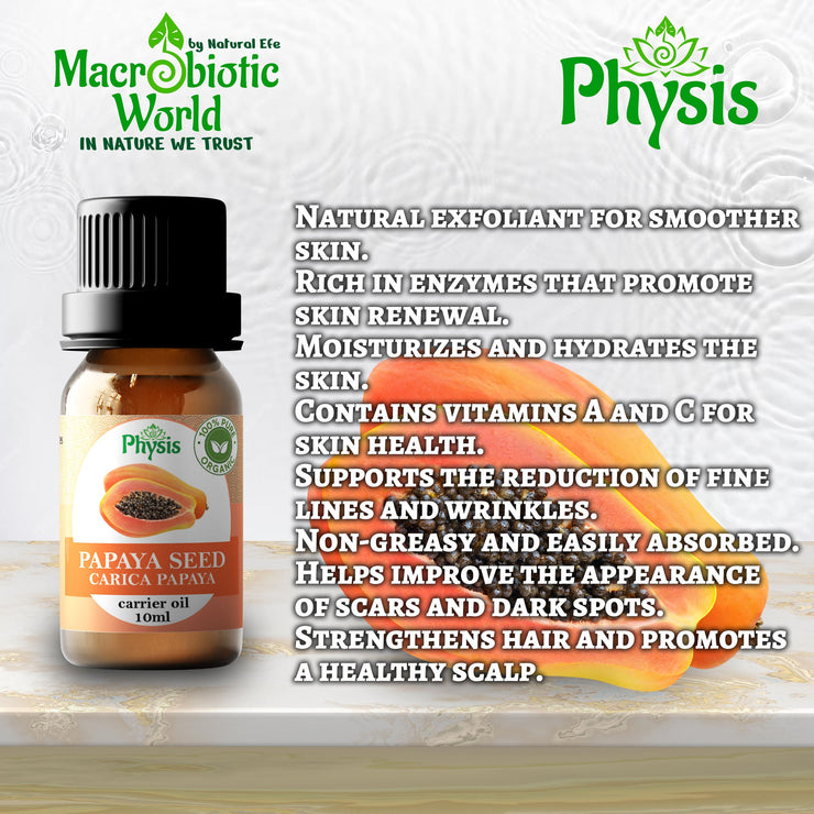 Organic Carrier Oil | Papaya Seed Oil