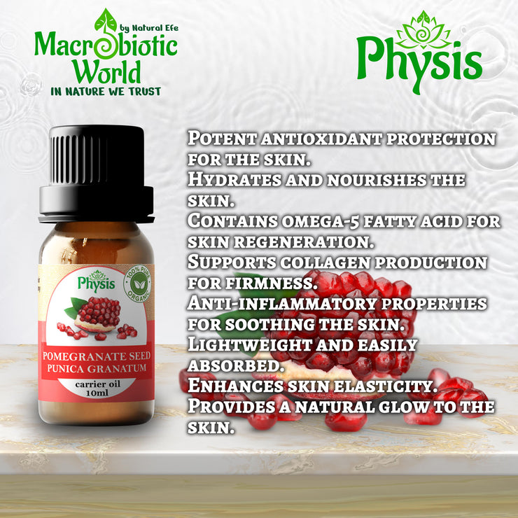 Organic Carrier Oil | Pomegranate Seed Oil 10ml