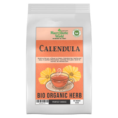 Organic/Bio Calendula Herb Tea | ชาดอกดาวเรือง 50g