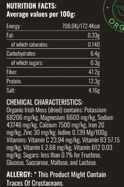 Organic/Bio Dried Irish Moss 38g