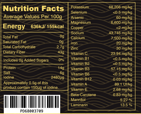 Organic/Bio Irish Sea Moss